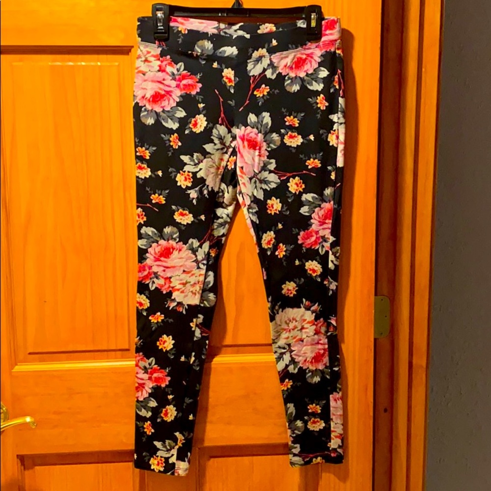 Express floral leggings